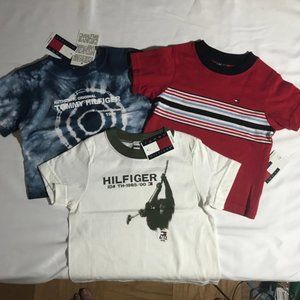 3 Tommy Hilfiger t-shirts 6-12 months NWTs